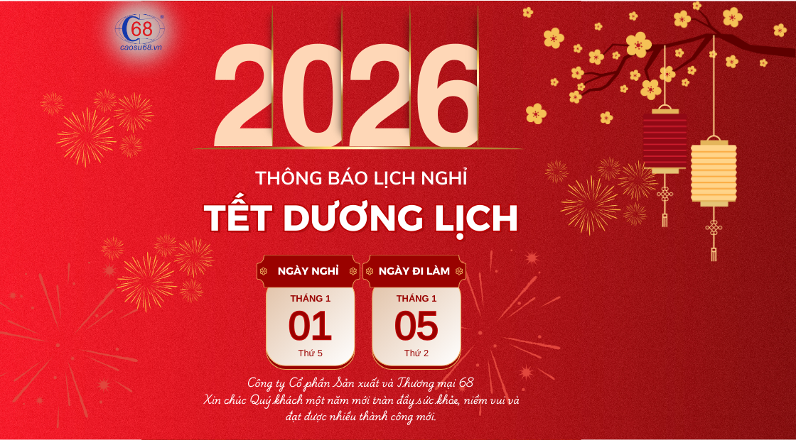 Thông báo về việc Lịch nghỉ tết Dương lịch năm 2026